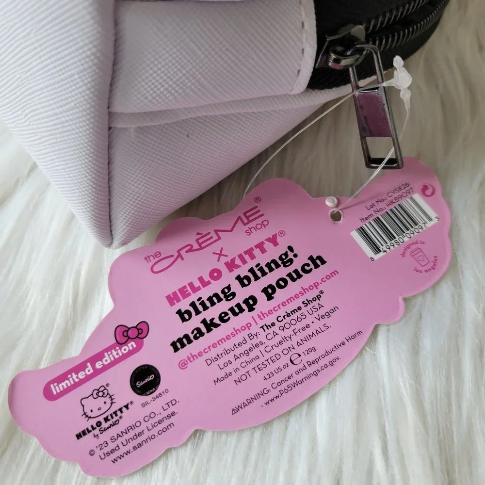 The Crème Shop x Hello Kitty Bling Bling Makeup Bag
